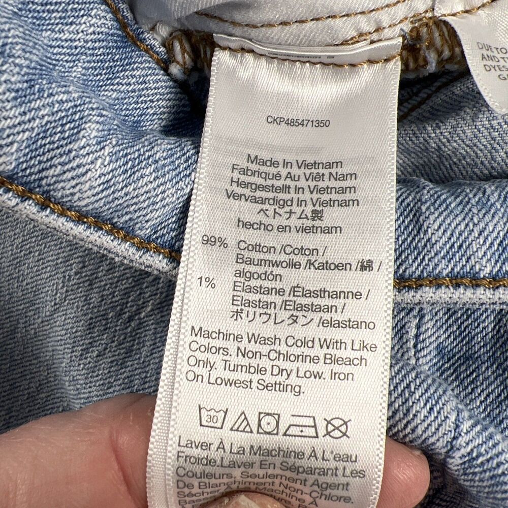 Madewell Denim Shorts Curvy Perfect Vintage Blue 16W inseam 10in waist 39-40in - Picture 6 of 6